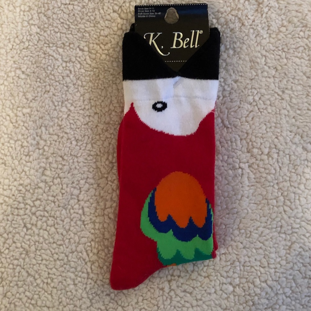 K. Bell Parrot Socks - NWT